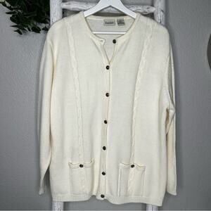 Classic‎ Elements Cardigan * Cream * XL